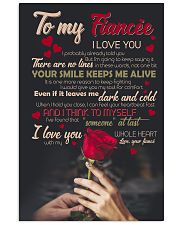TO MY FIANCE'E 16x24 Poster front