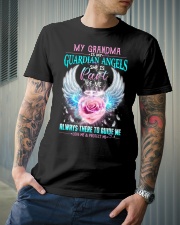 Angel Grandma - My Grandma Is My Guardian Angels Classic T-Shirt lifestyle-mens-crewneck-front-6