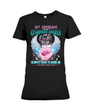 Angel Grandma - My Grandma Is My Guardian Angels Premium Fit Ladies Tee tile