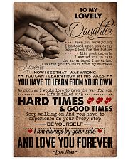 TO MY LOVELY DAUGHTER 16x24 Poster front