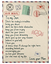 Gift For Son - Fleece Blanket Small Fleece Blanket - 30" x 40" front