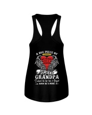 Angel - Grandpa - A Big Piece Of My Heart Lives Ladies Flowy Tank tile