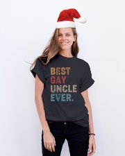 Best gay uncle ever Classic T-Shirt lifestyle-holiday-crewneck-front-1