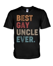 Best gay uncle ever V-Neck T-Shirt thumbnail