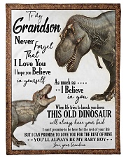 GRANDMA TO GRANDSON Small Fleece Blanket - 30" x 40" front