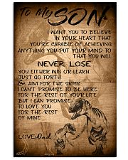 TO MY SON 16x24 Poster front