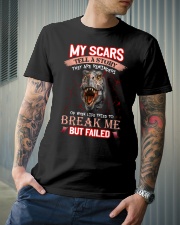 Dinosaur - My Scars Tell A Story - T-shirt Classic T-Shirt lifestyle-mens-crewneck-front-6