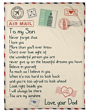 Gift For Son - Fleece Blanket Small Fleece Blanket - 30" x 40" front