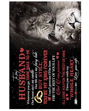 TO MY HUSBAND - LION - I LOVE YOU 16x24 Poster front