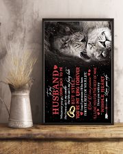 TO MY HUSBAND - LION - I LOVE YOU 16x24 Poster lifestyle-poster-3