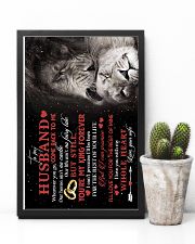TO MY HUSBAND - LION - I LOVE YOU 16x24 Poster lifestyle-poster-8