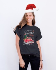 Christmas - It's The Most Wonderful Time Classic T-Shirt lifestyle-holiday-crewneck-front-1
