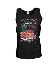 Christmas - It's The Most Wonderful Time Unisex Tank tile
