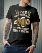 Grandpa - Nothing Beats Being A Grandad Classic T-Shirt lifestyle-mens-crewneck-front-6
