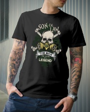 SON-IN-LAW - SKULL - THE MAN THE MYTH THE LEGEND Classic T-Shirt lifestyle-mens-crewneck-front-6