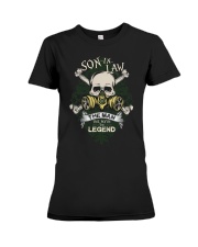 SON-IN-LAW - SKULL - THE MAN THE MYTH THE LEGEND Premium Fit Ladies Tee thumbnail