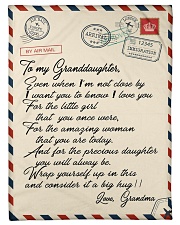 Gift For Granddaughter - Fleece Blanket Small Fleece Blanket - 30" x 40" front