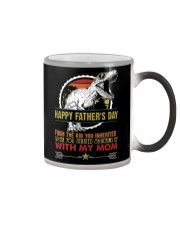 MUG - T REX - HAPPY FATHER'S DAY Color Changing Mug tile