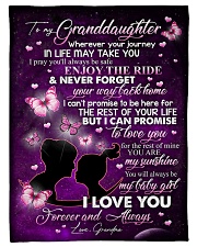 Grandma to Granddaughter - Fleece Blanket Small Fleece Blanket - 30" x 40" front