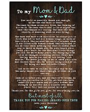 CHILDREN TO MOM AND DAD 16x24 Poster front