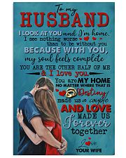 TO MY HUSBAND - COUPLE - I LOVE YOU 16x24 Poster front
