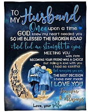 TO MY HUSBAND Large Fleece Blanket - 60" x 80" front