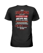 To My Husband - I Am A lucky Man - T-shirt Ladies T-Shirt thumbnail