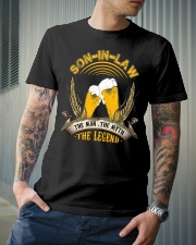 SON-IN-LAW - BEER DAY - THE MAN THE MYTH Classic T-Shirt lifestyle-mens-crewneck-front-6