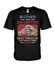 T-SHIRT - DAUGHTER - VINTAGE - PARTNER IN CRIME V-Neck T-Shirt tile