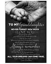 To Granddaughter - Just Do Your Best - Poster 16x24 Poster front