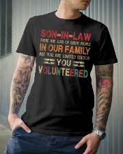T-SHIRT - SON-IN-LAW - VINTAGE - YOU VOLUNTEERED Classic T-Shirt lifestyle-mens-crewneck-front-6