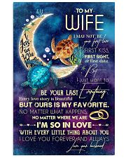 WIFE - TURTLE - I LOVE YOU TO THE MOON AND BACK 16x24 Poster front