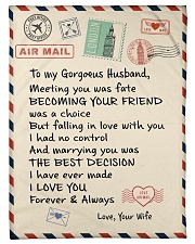 Gifts for Husband - Fleece Blanket Small Fleece Blanket - 30" x 40" front