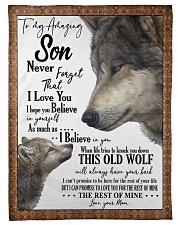 MOM TO SON Fleece Blanket tile
