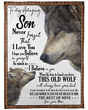 MOM TO SON Large Fleece Blanket - 60" x 80" front