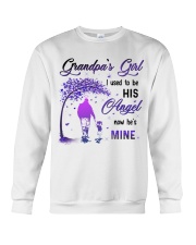 Grandpa's girl - I Used To Be His Angel now he's mine Crewneck Sweatshirt tile