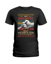 GRANDPA AND GRANDCHILDREN - TSHIRT Ladies T-Shirt thumbnail