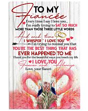 TO MY FIANCEE 16x24 Poster front