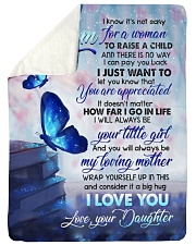 To My Mom - Butterfly Sherpa Fleece Blanket tile