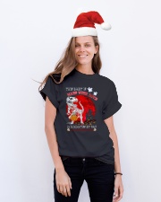 T rex Skeleton - This Baby Is Made With Love Classic T-Shirt lifestyle-holiday-crewneck-front-1