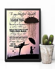 TO DAUGHTER - RAINY - NEVER FORGET 16x24 Poster lifestyle-poster-8