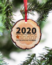 Christmas - Corona Virus - Very Bad Circle ornament - single (porcelain) aos-circle-ornament-single-porcelain-lifestyles-07