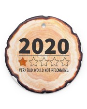 Christmas - Corona Virus - Very Bad Circle ornament - single (porcelain) front