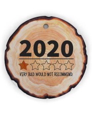Christmas - Corona Virus - Very Bad Circle Ornament (Wood tile
