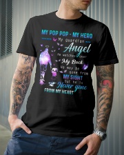 My Pop pop- My hero- My guardian angel Classic T-Shirt lifestyle-mens-crewneck-front-6