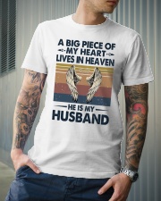 ANGEL HUSBAND - VINTAGE - A BIG PIECE OF MY HEART Classic T-Shirt lifestyle-mens-crewneck-front-6