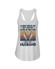 ANGEL HUSBAND - VINTAGE - A BIG PIECE OF MY HEART Ladies Flowy Tank tile