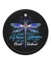 Angel Husband - Dragonfly - A Big Piece Circle ornament - single (porcelain) front