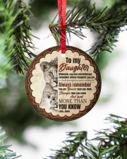 Daughter - Lion - Wherever You Feel Overwhelmed Circle ornament - single (porcelain) aos-circle-ornament-single-porcelain-lifestyles-07