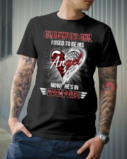 Angel - Grandpa - I Used To Be His Angel Classic T-Shirt lifestyle-mens-crewneck-front-6